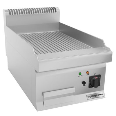 Elektro Bratplatte - 4,5 kW - Gerillt