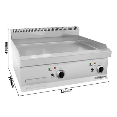 Electric griddle - smooth (7,1 kW)