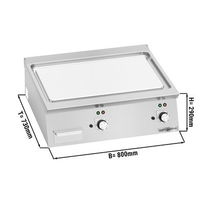Electric griddle - smooth (9.6 kW)