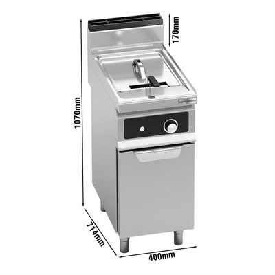 Electric deep fryer - 18 litres (13.5 kW) - Electronic controls	