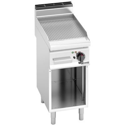 Elektro Bratplatte - 4,8 kW - Gerillt