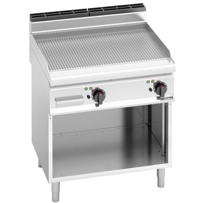 Elektro Bratplatte - 9,6 kW - Gerillt