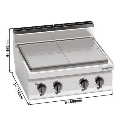 Simmer plate stove (9 kW)
