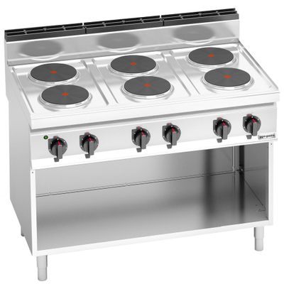 Elektroherd - 15,6 kW - 6 Platten Rund