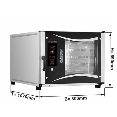 Bäckerei-Elektro-Heißluftofen - Digital - 5x EN 60x40