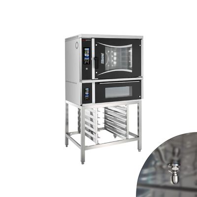 Bäckerei-Kombidämpfer - Touch - 6x EN 600x400 - inkl. Pizzaofen, Untergestell & Waschsystem