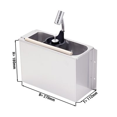 Stroj za pranje grabilica sladoleda sa strojem za pranje grabilica & integriranom zaštitom od povratnog toka vode