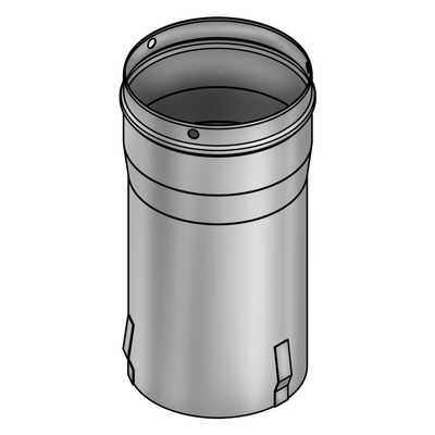 Embout d'insertion/adaptateur pour cheminée - Ø 200 mm