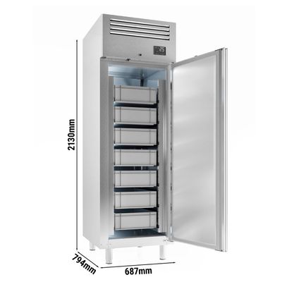 Armário frigorífico de conservação para peixe (EN 60x40) - com 1 porta
