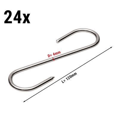 (24 pieces) Meat hook for meat maturation cabinet - length 12 cm