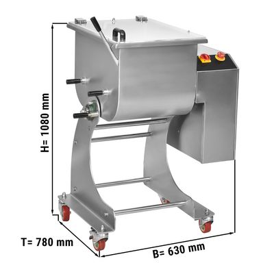 Elektrische vleesmolen - 50 kg - 1,5 kW - 1400 tpm
