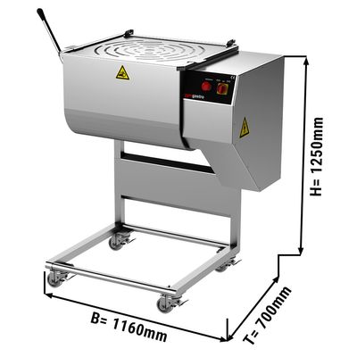 Electric meat mixer - 185 litres