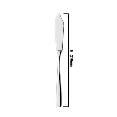 (12 piezas) Cuchillo para pescado Aleria - 21 cm