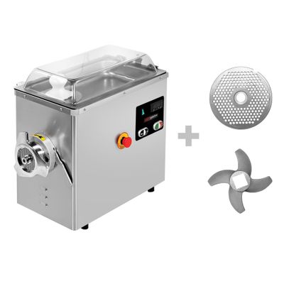 Elektrischer Fleischwolf 32 - 600kg/h - 2,2 kW - 1400rpm - mit Kühlung