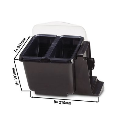 Garnityrbehållare Mini – 1,1 liter – med lock