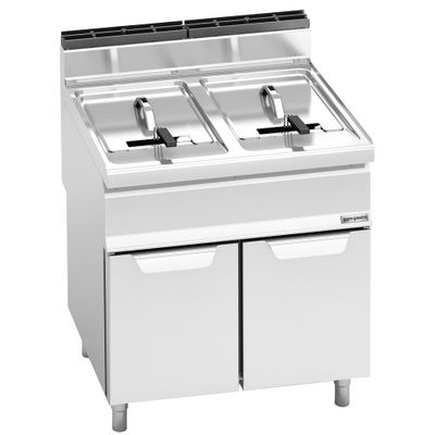 Gas Doppelfritteuse - 20+20 Liter - 33 kW