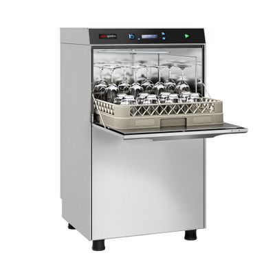 Doppelwandige Geschirrspülmaschine - Digital - 3,9 kW - mit Reiniger- & Klarspülerpumpe