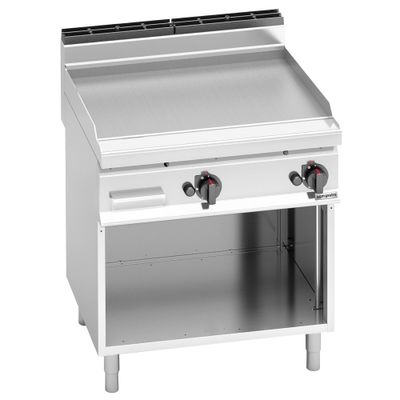 Gas Bratplatte - 13,8 kW - Glatt