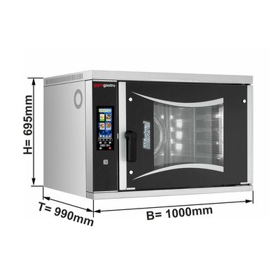Commercial Bakery Gas Convection Oven - Touch - 6x EN 60x40