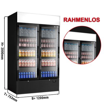Beverage refrigerator - 1048 litres (net volume) - BLACK