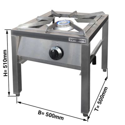 Gas cooker - 1 burner (10 kW)