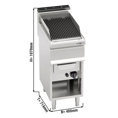 Gas water grill (9 kW)