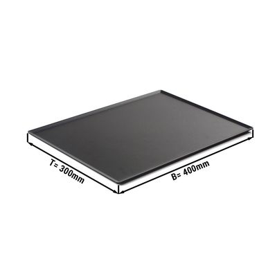 Slastičarski pladanj & Pladanj za posluživanje - 40x30 cm - Crna boja