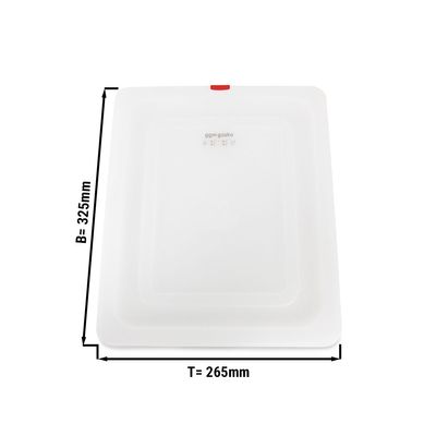 Polypropylene containers GN 1/2 - milky - height 7mm