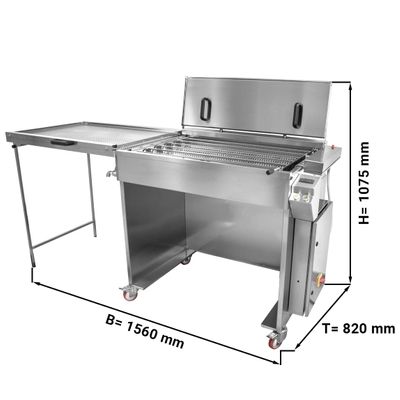 Poluautomatska friteza za krafne / uređaj za pečenje masti - kapacitet: 360 kom/h
