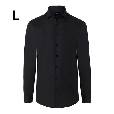 klasična muška košulja karlowsky - crna - veličina: L