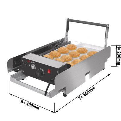 Máquina de grelhar hamburgers/ Tostadeira - eléctrica
