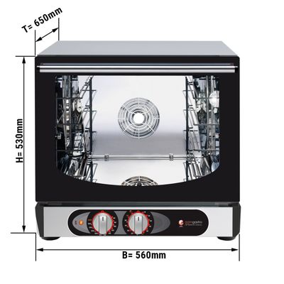 Hornos convección EN 40/60 cm | GGM Gastro