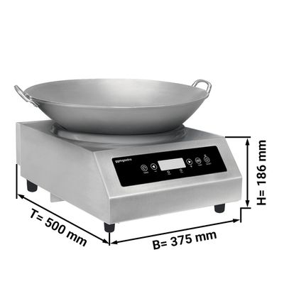 Masina de gatit tip wok 3,5 kW - Wok inclus