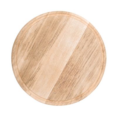 Pizzateller Holz - Ø 340mm - mit Saftrille