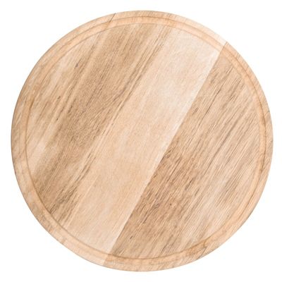 Pizzateller Holz - Ø 420mm - mit Saftrille