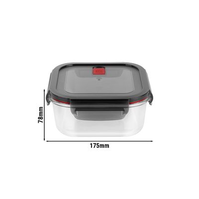 ZWILLING | GUSTO - Glasdose rechteckig - Transparent - 1,1 Liter