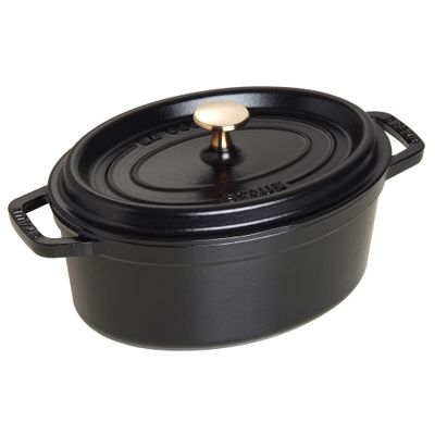 STAUB | LA COCOTTE - Cocotte - oval - 310mm - Gusseisen - Schwarz
