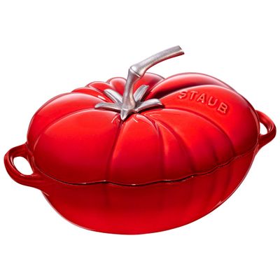STAUB | LA COCOTTE - Cocotte - Tomatenform - 250mm - Gusseisen - Kirsch-Rot