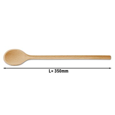 Drewniana łyżka do gotowania - długość: 35 cm