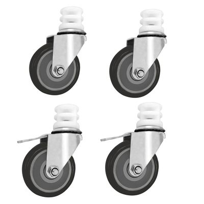 Set de Ruedas para estanterias