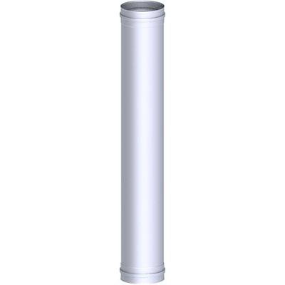 Glattrohr in Edelstahl - Länge: 1,0 m - Ø 450 mm