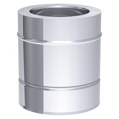 Glattrohr in Edelstahl - Länge: 250 mm - Ø 250 mm
