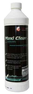 Limpiador para acero inoxidable 1 litro (Maxi Clear) con tapón roscado de seguridad