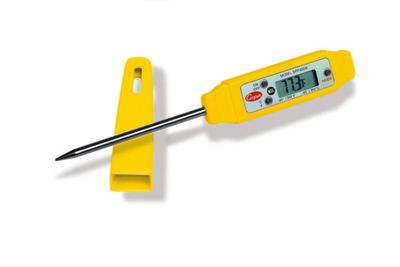 Termometr insercyjny - cyfrowy - wodoodporny - z alarmem temperatury
