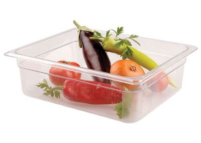 Polycarbonat GN-Behälter 1/2 - clear - Höhe: 65mm