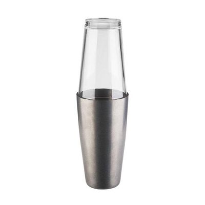 (6 Stück) Boston Shaker - 2-teiliges Set - Edelstahl - 0,7 Liter