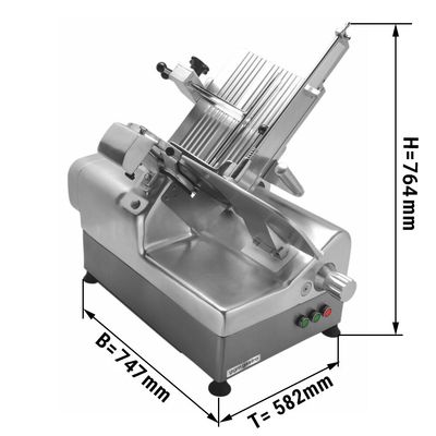 Aufschnittmaschine - 250 Watt - Messer: 300mm Aufschnittmaschine - 250 Watt - Messer: 300mm