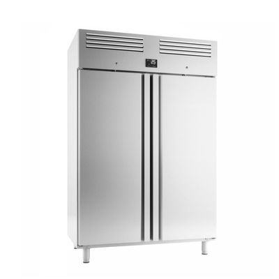 Bäckerei-Kühlschrank Edelstahl Premium PLUS - EN 600x400 - 1240 Liter - mit 2 Türen