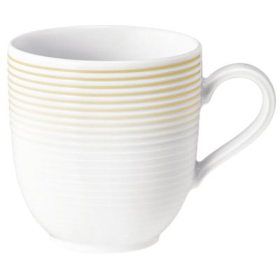 (6 Stück) SELTMANN WEIDEN | Becher mit Henkel Tulpe - 0,28 Liter - Sandbeige