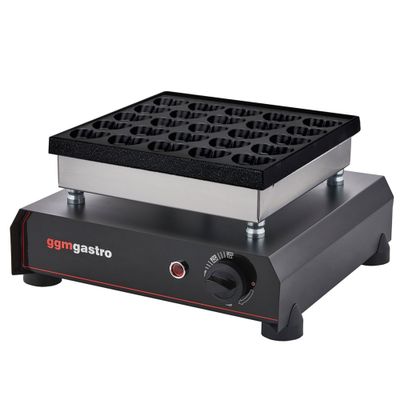 Waffeleisen - Einzeln - Manuell - 1 kW - Form: Herz Bubble